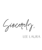 Sincerely Lee Laura